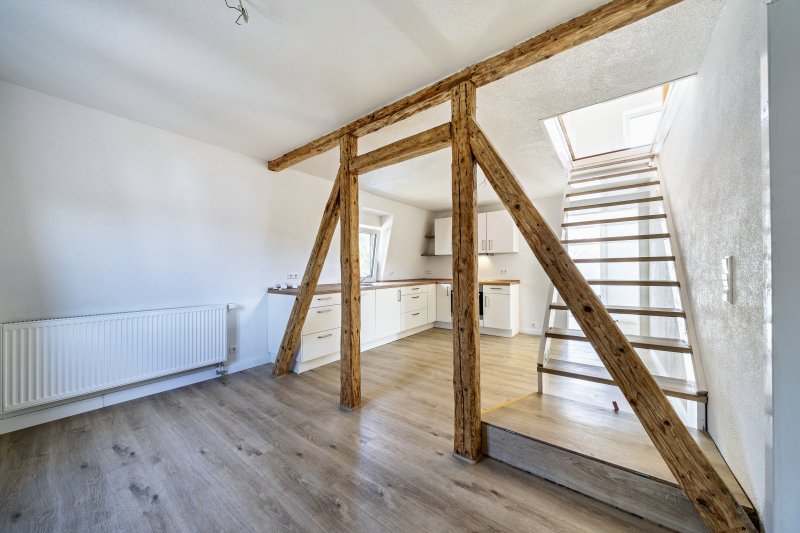 Küche und Essbereich