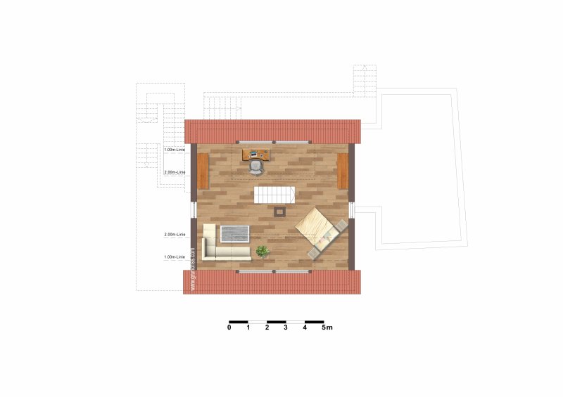 Raumaufteilung der Wohnung
